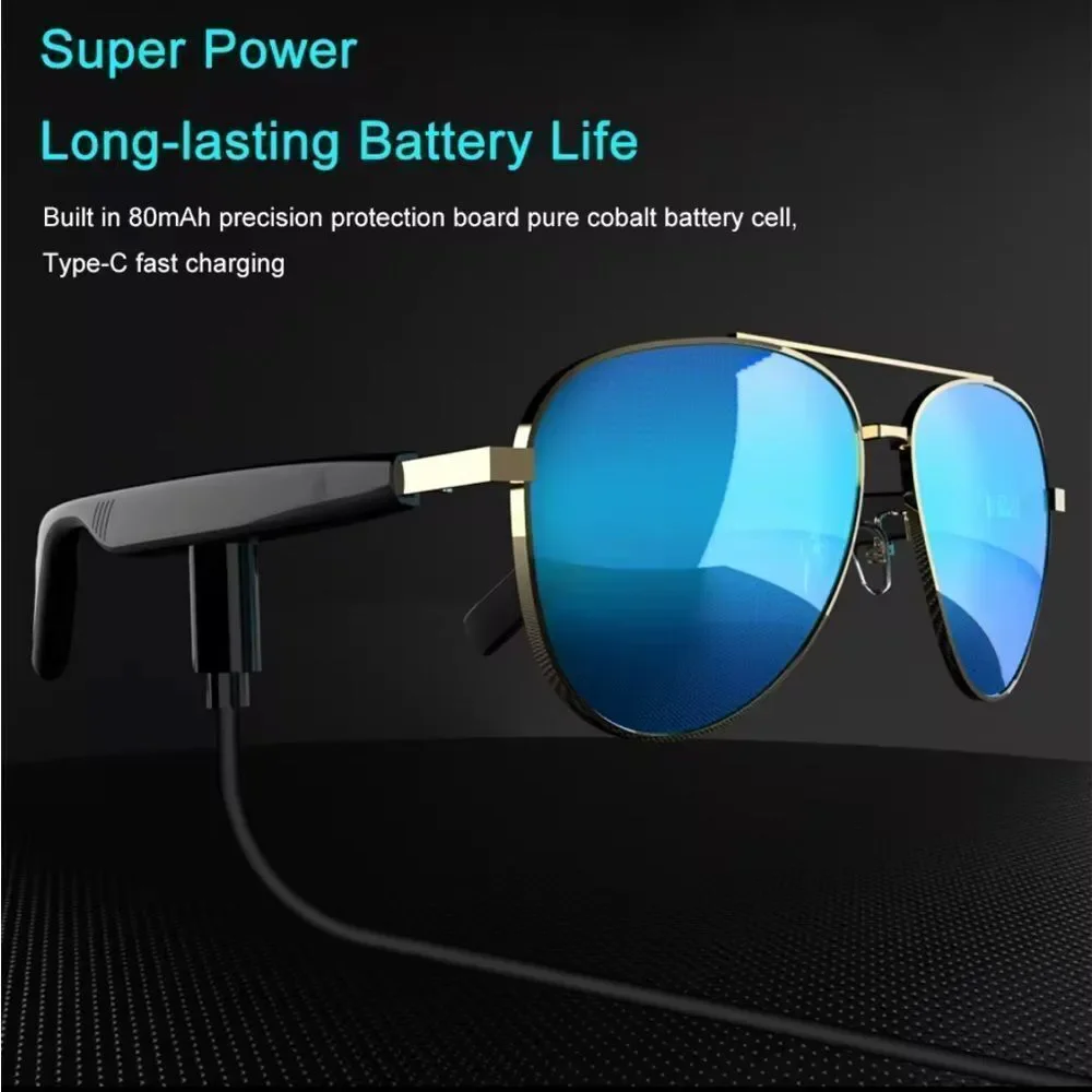 SG-13 Aviator Pro Smart Audio Glasses With RealTime Language Translation Support